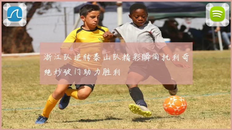 浙江队逆转泰山队精彩瞬间托利奇绝妙破门助力胜利